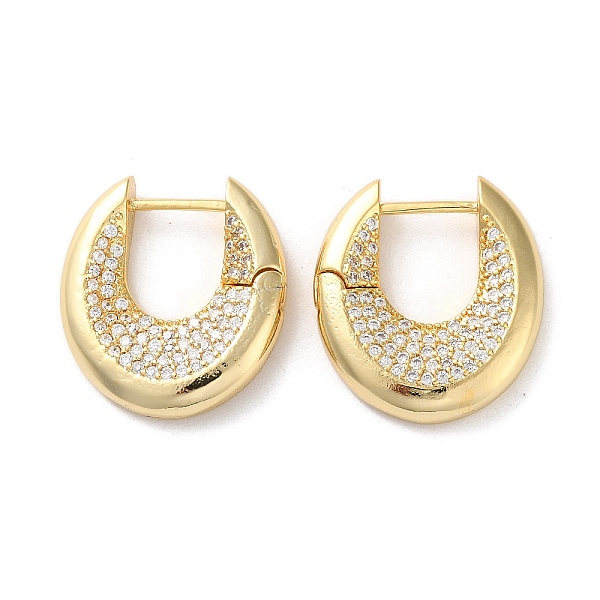 PandaHall Brass Pave Cubic Zirconia Hoop Earrings for Women, Oval , Real 16K Gold Plated, 26.5x5.5x24mm Cubic Zirconia Oval Clear
PandaHall Brass Pave Cubic Zirconia Hoop Earrings for Women, Oval , Real 16K Gold Plated, 26.5x5.5x24mm Cubic Zirconia Oval Clear