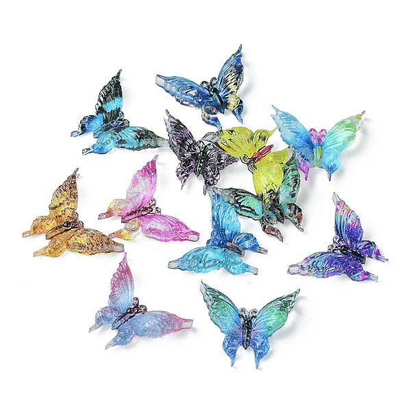 PandaHall Translucent Resin Cabochons, Butterfly, Mixed Color, 13x15.5x3.7mm Resin Butterfly Multicolor
PandaHall Translucent Resin Cabochons, Butterfly, Mixed Color, 13x15.5x3.7mm Resin Butterfly Multicolor