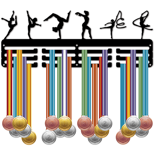 PandaHall Fashion Iron Medal Hanger Holder Display Wall Rack, 3-Line, with Screws, Black, Gymnastics, 150x400mm, Hole: 5mm Iron Sports Black
PandaHall Fashion Iron Medal Hanger Holder Display Wall Rack, 3-Line, with Screws, Black, Gymnastics, 150x400mm, Hole: 5mm Iron Sports Black