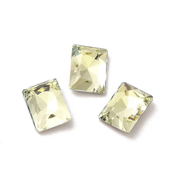 PandaHall Glass Rhinestone Cabochons, Point Back & Back Plated, Faceted, Rectangle, Jonquil, 8x6x2.8mm Glass Rhinestone Rectangle Yellow
PandaHall Glass Rhinestone Cabochons, Point Back & Back Plated, Faceted, Rectangle, Jonquil, 8x6x2.8mm Glass Rhinestone Rectangle Yellow