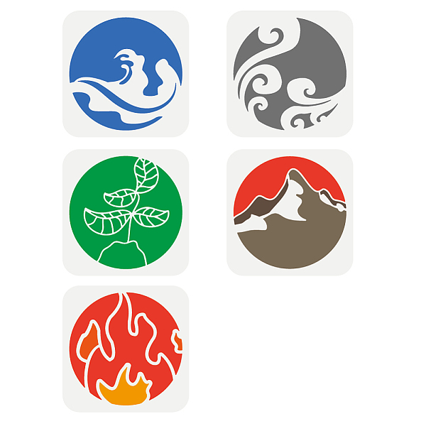 PandaHall 5Pcs 5 Styles Branch Theme PET Hollow Out Drawing Painting Stencils, for DIY Scrapbook, Photo Album, Mixed Shapes, 150x150mm...
PandaHall 5Pcs 5 Styles Branch Theme PET Hollow Out Drawing Painting Stencils, for DIY Scrapbook, Photo Album, Mixed Shapes, 150x150mm...