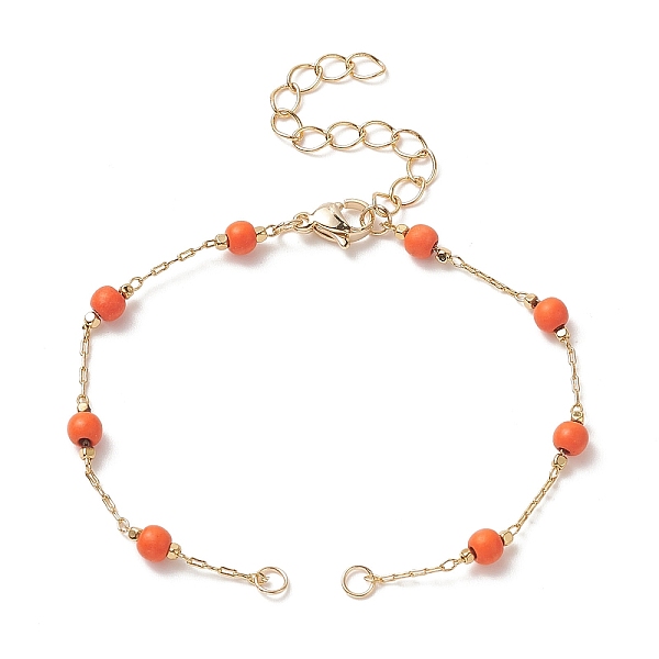 PandaHall Brass Chain Bracelet Making, with Synthetic Turquoise Bead and Lobster Clasp, for Link Bracelet Making, Golden, 6-1/4 inch(16cm)...
PandaHall Brass Chain Bracelet Making, with Synthetic Turquoise Bead and Lobster Clasp, for Link Bracelet Making, Golden, 6-1/4 inch(16cm)...