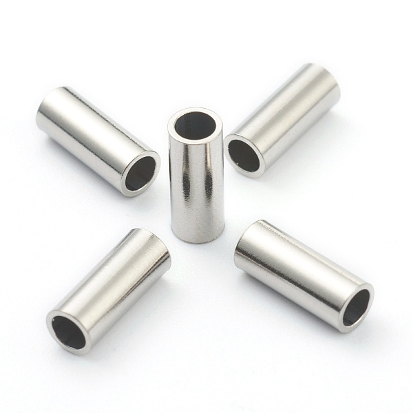 PandaHall 304 Stainless Steel Beads, Tube Beads, Stainless Steel Color, 10x4mm, Hole: 2.8mm 304 Stainless Steel Tube
PandaHall 304 Stainless Steel Beads, Tube Beads, Stainless Steel Color, 10x4mm, Hole: 2.8mm 304 Stainless Steel Tube