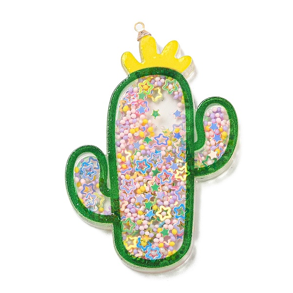PandaHall Oil Hourglass Beads Acrylic Pendants, Golden, Cactus, 62x43x5mm, Hole: 1.6mm Acrylic Cactus
PandaHall Oil Hourglass Beads Acrylic Pendants, Golden, Cactus, 62x43x5mm, Hole: 1.6mm Acrylic Cactus