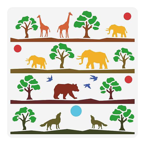 PandaHall PET Hollow Out Drawing Painting Stencils, for DIY Scrapbook, Photo Album, Animal Pattern, 30x30cm Plastic Other Animal
PandaHall PET Hollow Out Drawing Painting Stencils, for DIY Scrapbook, Photo Album, Animal Pattern, 30x30cm Plastic Other Animal