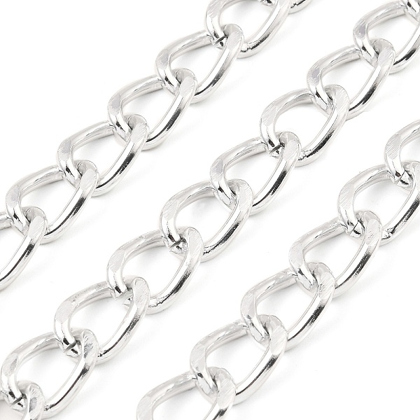 PandaHall Oxidation Aluminum Curb Chains, Unwelded, with Spool, Platinum, 16x10.5x2mm, about 32.81 Feet(10m)/Roll Aluminum
PandaHall Oxidation Aluminum Curb Chains, Unwelded, with Spool, Platinum, 16x10.5x2mm, about 32.81 Feet(10m)/Roll Aluminum