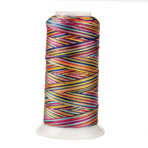 PandaHall Segment Dyed Round Polyester Sewing Thread, for Hand & Machine Sewing, Tassel Embroidery, Colorful, 3-Ply 0.2mm, about 1000m/roll...
PandaHall Segment Dyed Round Polyester Sewing Thread, for Hand & Machine Sewing, Tassel Embroidery, Colorful, 3-Ply 0.2mm, about 1000m/roll...