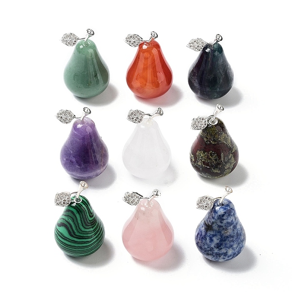 PandaHall Natural Gemstone Pear Statues Ornament, with 201 Stainless Steel Rhinestone Findings for Home Office Desk Feng Shui Decoration...
PandaHall Natural Gemstone Pear Statues Ornament, with 201 Stainless Steel Rhinestone Findings for Home Office Desk Feng Shui Decoration...
