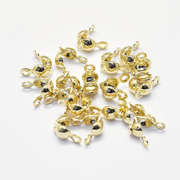 PandaHall Long-Lasting Plated Brass Bead Tips, Calotte Ends, Clamshell Knot Cover, Real 18K Gold Plated, Nickel Free, 8x4x4mm, Hole: 1mm...
PandaHall Long-Lasting Plated Brass Bead Tips, Calotte Ends, Clamshell Knot Cover, Real 18K Gold Plated, Nickel Free, 8x4x4mm, Hole: 1mm...