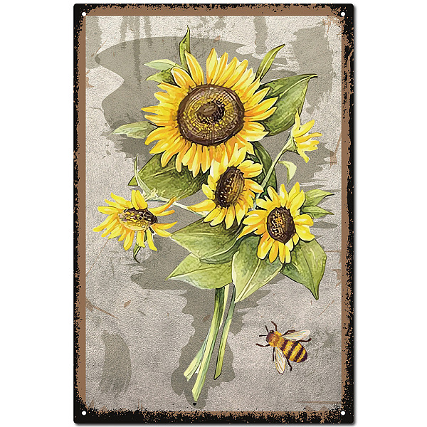 PandaHall CREATCABIN Sunflower Vintage Sign Bee Metal Tin Sign Poster Sign Wall Decor Retro Painting Plaque Iron Sign Art Mural Hanging for...
PandaHall CREATCABIN Sunflower Vintage Sign Bee Metal Tin Sign Poster Sign Wall Decor Retro Painting Plaque Iron Sign Art Mural Hanging for...