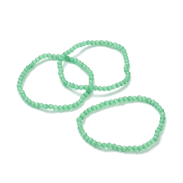 PandaHall Round Cat Eye Beads Stretch Bracelets for Girl Women, Green, Beads: 4~5mm, Inner Diameter: 2-1/4 inch(5.65cm) Cat Eye Green
PandaHall Round Cat Eye Beads Stretch Bracelets for Girl Women, Green, Beads: 4~5mm, Inner Diameter: 2-1/4 inch(5.65cm) Cat Eye Green
