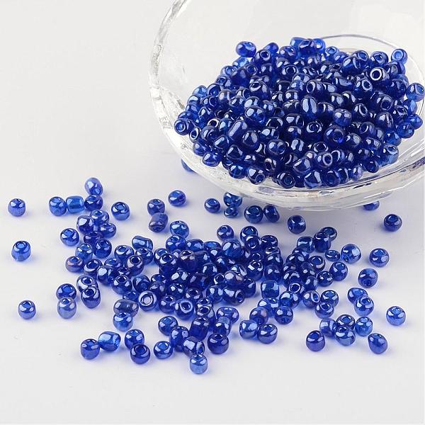 PandaHall Round Glass Seed Beads, Trans. Colours Lustered, Blue, Size: about 4mm in diameter, hole: 1.5mm, about 496pcs/50g Glass Blue
PandaHall Round Glass Seed Beads, Trans. Colours Lustered, Blue, Size: about 4mm in diameter, hole: 1.5mm, about 496pcs/50g Glass Blue