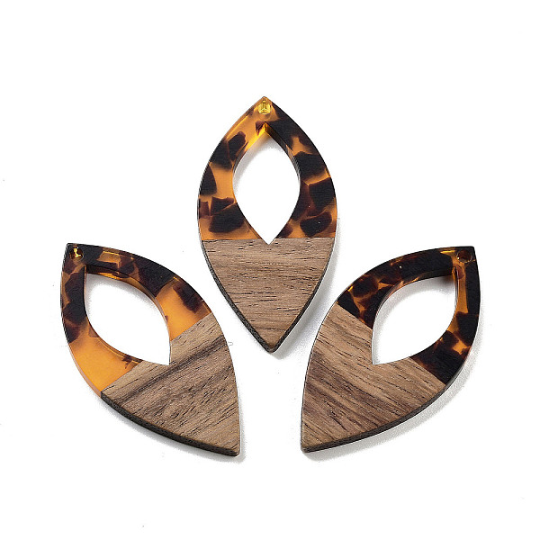PandaHall Walnut Wood with Resin Pendant, Oval, Orange, 47.5x24x3.5mm, Hole: 2mm Wood Oval Orange
PandaHall Walnut Wood with Resin Pendant, Oval, Orange, 47.5x24x3.5mm, Hole: 2mm Wood Oval Orange