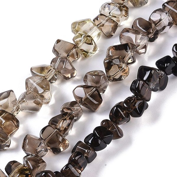 PandaHall Natural Smoky Quartz Beads Strands, Nuggets, 8.5~12x6.5~8.5x6.5~8mm, Hole: 1.2mm, 15.55~15.94''(39.5~40.5cm) Smoky Quartz Nuggets
PandaHall Natural Smoky Quartz Beads Strands, Nuggets, 8.5~12x6.5~8.5x6.5~8mm, Hole: 1.2mm, 15.55~15.94''(39.5~40.5cm) Smoky Quartz Nuggets