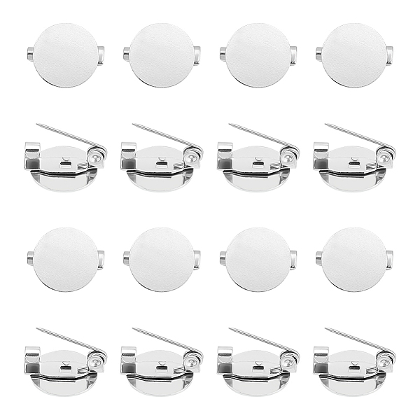 PandaHall Unicraftale 40Pcs 316 Surgical Stainless Steel Brooch Base Settings, Brooch Making Supplies, Flat Round, Stainless Steel Color...
PandaHall Unicraftale 40Pcs 316 Surgical Stainless Steel Brooch Base Settings, Brooch Making Supplies, Flat Round, Stainless Steel Color...