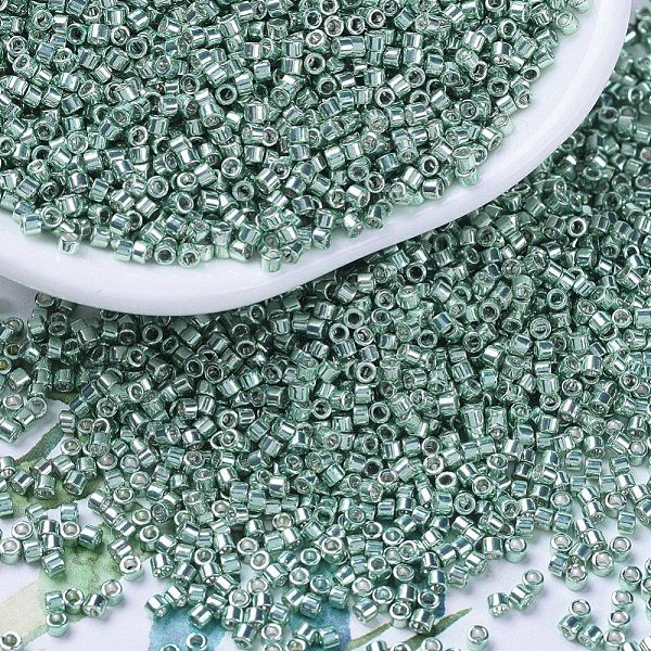 PandaHall MIYUKI Delica Beads, Cylinder, Japanese Seed Beads, 11/0, (DB0415) Galvanized Turquoise Green, 1.3x1.6mm, Hole: 0.8mm, about..., Cyan
PandaHall MIYUKI Delica Beads, Cylinder, Japanese Seed Beads, 11/0, (DB0415) Galvanized Turquoise Green, 1.3x1.6mm, Hole: 0.8mm, about..., Cyan