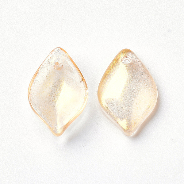PandaHall Transparent Spray Painted Glass Charms, with Glitter Powder, Petaline, Gold, 15x10x3.5mm, Hole: 1.2mm Glass Petaline Gold
PandaHall Transparent Spray Painted Glass Charms, with Glitter Powder, Petaline, Gold, 15x10x3.5mm, Hole: 1.2mm Glass Petaline Gold