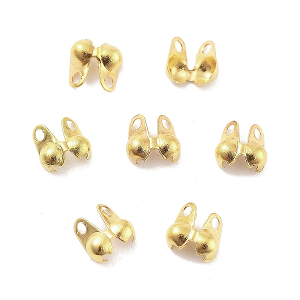 PandaHall Rack Plating Brass Bead Tips, Cadmium Free & Lead Free, Golden, 5x3mm, Hole: 0.8mm and 1mm, Inner Diameter: 2mm Brass
PandaHall Rack Plating Brass Bead Tips, Cadmium Free & Lead Free, Golden, 5x3mm, Hole: 0.8mm and 1mm, Inner Diameter: 2mm Brass