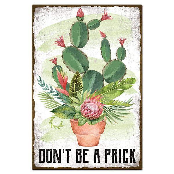 PandaHall Vintage Metal Tin Sign, Iron Wall Decor for Bars, Restaurants, Cafe Pubs, Rectangle, Cactus, 300x200x0.5mm Iron Cactus
PandaHall Vintage Metal Tin Sign, Iron Wall Decor for Bars, Restaurants, Cafe Pubs, Rectangle, Cactus, 300x200x0.5mm Iron Cactus