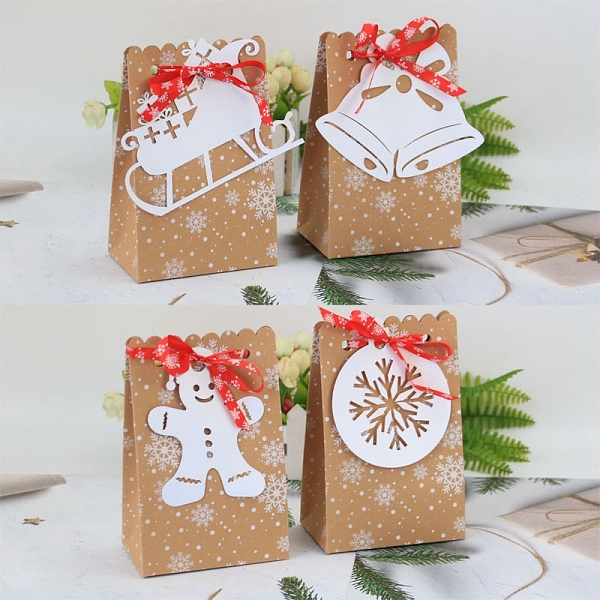 PandaHall Paper Bag, Treat Bag, with 4Pcs Card Tags, Christmas Theme, Bakeware Accessoires, for Mini Cake, Cupcake, Cookie Packing...
PandaHall Paper Bag, Treat Bag, with 4Pcs Card Tags, Christmas Theme, Bakeware Accessoires, for Mini Cake, Cupcake, Cookie Packing...