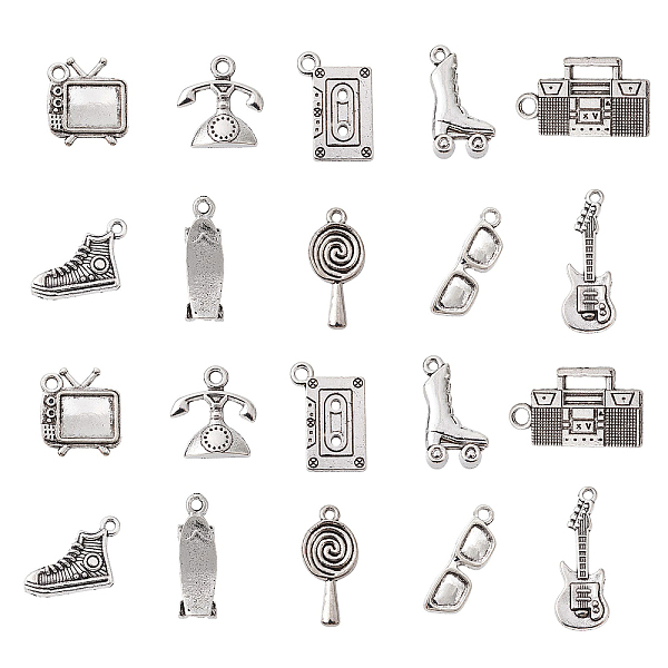 PandaHall 50Pcs 10 Styles Alloy Pendant Cabochon Settings, Television, Antique Silver, 12~31x6~16x1.5~4mm, Hole: 1.6mm, 5pcs/style Alloy...
PandaHall 50Pcs 10 Styles Alloy Pendant Cabochon Settings, Television, Antique Silver, 12~31x6~16x1.5~4mm, Hole: 1.6mm, 5pcs/style Alloy...
