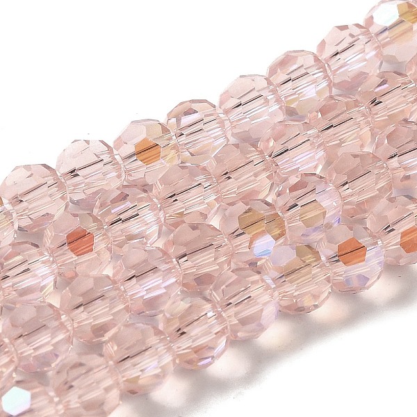 PandaHall Electroplate Transparent Glass Beads Strands, Faceted, Round, Rainbow Plated, Pink, 6mm, Hole: 1mm, about 98~100pcs/strand... 
PandaHall Electroplate Transparent Glass Beads Strands, Faceted, Round, Rainbow Plated, Pink, 6mm, Hole: 1mm, about 98~100pcs/strand...