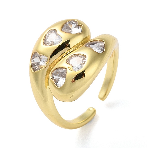 PandaHall Eco-Friendly Brass Micro Pave Clear Cubic Zirconia Open Cuff Ring for Women, Long-Lasting Plated, Lead Free & Cadmium Free, Real...
PandaHall Eco-Friendly Brass Micro Pave Clear Cubic Zirconia Open Cuff Ring for Women, Long-Lasting Plated, Lead Free & Cadmium Free, Real...