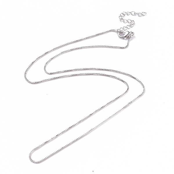PandaHall Brass Venetian Chain, Box Chain Necklaces, with Lobster Claw Clasps and Chain Extender, Long-Lasting Plated, Platinum, 16.65 inch...
PandaHall Brass Venetian Chain, Box Chain Necklaces, with Lobster Claw Clasps and Chain Extender, Long-Lasting Plated, Platinum, 16.65 inch...