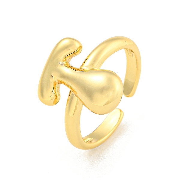 PandaHall Brass Letter Open Cuff Rings for Women, Adjustable, Real 18K Gold Plated, Letter T, 15~16.5x7~16.5mm Brass Letter T
PandaHall Brass Letter Open Cuff Rings for Women, Adjustable, Real 18K Gold Plated, Letter T, 15~16.5x7~16.5mm Brass Letter T
