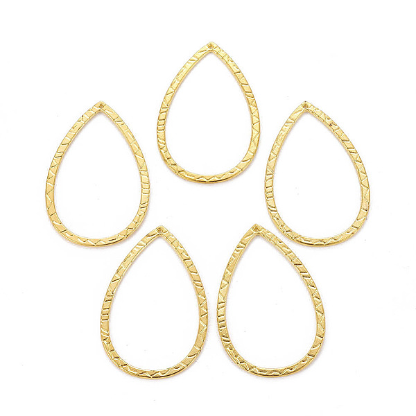 PandaHall Alloy Pendants, teardrop, Golden, Lead Free and Cadmium Free and Nickel Free, 41x27.5x1.2mm, Hole: 1mm Alloy Teardrop
PandaHall Alloy Pendants, teardrop, Golden, Lead Free and Cadmium Free and Nickel Free, 41x27.5x1.2mm, Hole: 1mm Alloy Teardrop