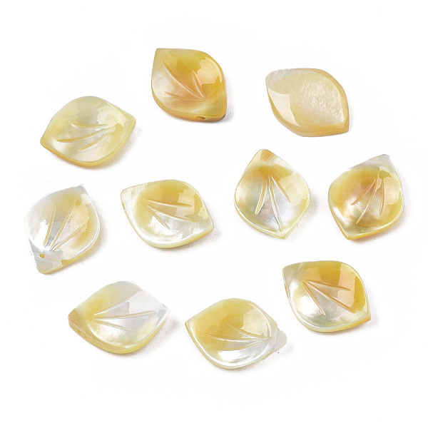 PandaHall Natural Yellow Shell Pendants, Petaline, 13~14x10x2~3mm, Hole: 0.8mm Yellow Shell Petaline
PandaHall Natural Yellow Shell Pendants, Petaline, 13~14x10x2~3mm, Hole: 0.8mm Yellow Shell Petaline