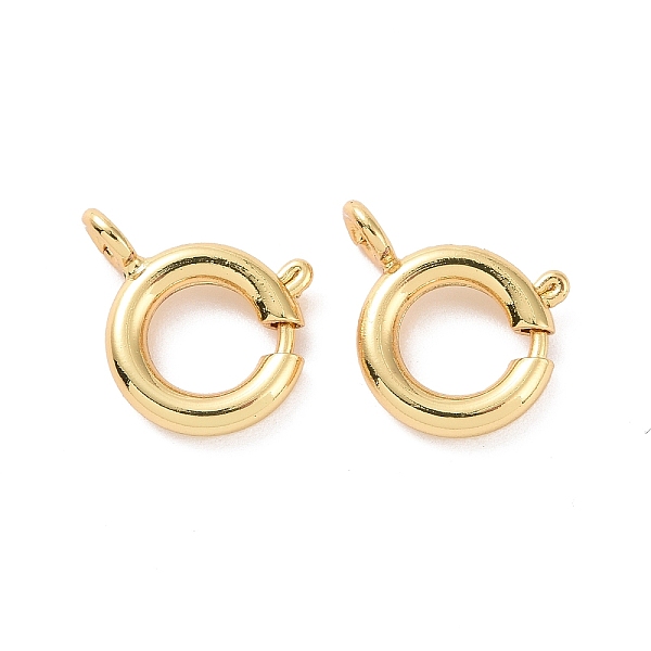 PandaHall Brass Spring Ring Clasps, Cadmium Free & Nickel Free & Lead Free, Real 18K Gold Plated, 13x10x3.5mm, Hole: 1.6mm Brass
PandaHall Brass Spring Ring Clasps, Cadmium Free & Nickel Free & Lead Free, Real 18K Gold Plated, 13x10x3.5mm, Hole: 1.6mm Brass