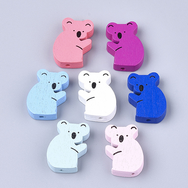 PandaHall Dyed Natural Maple Wood Beads, Koala, Mixed Color, 22x16~17x6mm, Hole: 2mm, about 538pcs/499g Maple Wood Other Animal Multicolor
PandaHall Dyed Natural Maple Wood Beads, Koala, Mixed Color, 22x16~17x6mm, Hole: 2mm, about 538pcs/499g Maple Wood Other Animal Multicolor