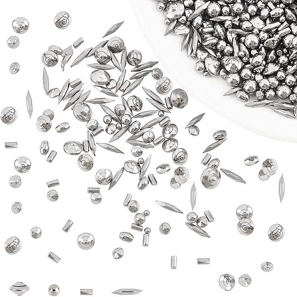 PandaHall 304 Stainless Steel with 201 Stainless Steel Polished Beads, No Hole/Undrilled, Mixed Shapes, Stainless Steel Color, 2~7x2~5mm 304...
PandaHall 304 Stainless Steel with 201 Stainless Steel Polished Beads, No Hole/Undrilled, Mixed Shapes, Stainless Steel Color, 2~7x2~5mm 304...