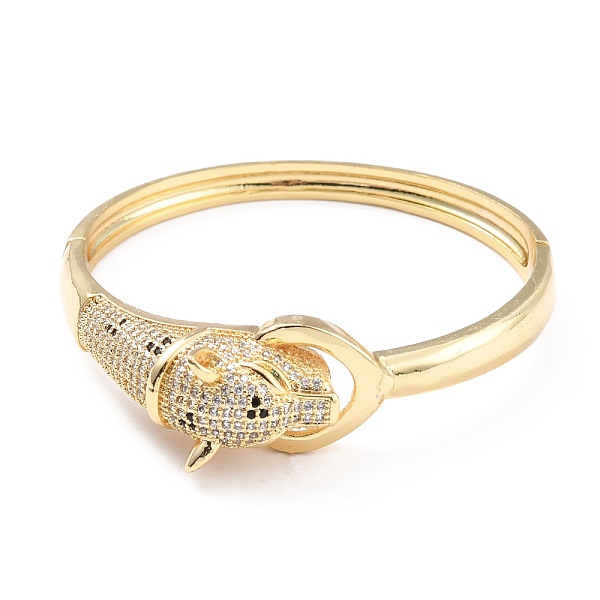 PandaHall Cubic Zirconia Leopard Hinged Bangle, Brass Jewelry for Women, Cadmium Free & Lead Free, Real 18K Gold Plated, Inner Diameter...
PandaHall Cubic Zirconia Leopard Hinged Bangle, Brass Jewelry for Women, Cadmium Free & Lead Free, Real 18K Gold Plated, Inner Diameter...