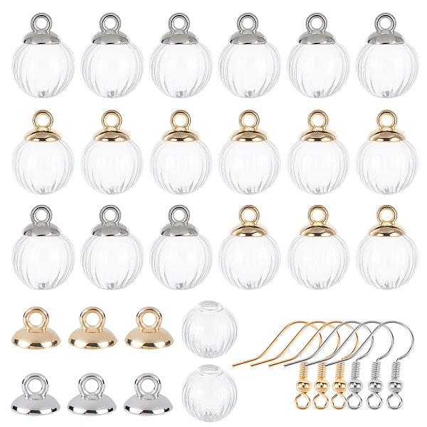 PandaHall SUNNYCLUE DIY Dangle Earring Making Kits, Including Pumpkin Glass Globe Beads, Plastic Bead Cap Pendant Bails, Brass Earring Hooks...
PandaHall SUNNYCLUE DIY Dangle Earring Making Kits, Including Pumpkin Glass Globe Beads, Plastic Bead Cap Pendant Bails, Brass Earring Hooks...