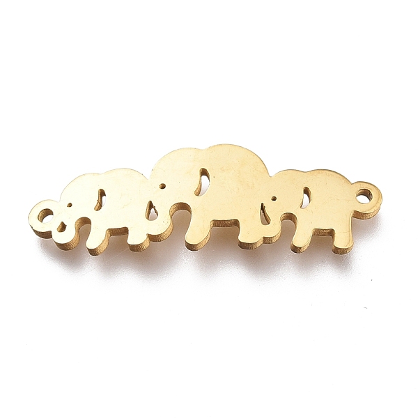 PandaHall 304 Stainless Steel Links Connectors, Laser Cut, Mother & Baby Elephant Shape, for Mother's Day, Golden, 8x25x1mm, Hole: 1mm 304...
PandaHall 304 Stainless Steel Links Connectors, Laser Cut, Mother & Baby Elephant Shape, for Mother's Day, Golden, 8x25x1mm, Hole: 1mm 304...