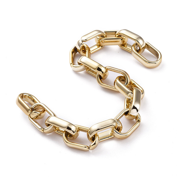 PandaHall Handmade CCB Plastic Cable Chains, Golden, Links: 19x12x4.5mm, 39.37 inch(1m)/strand Plastic
PandaHall Handmade CCB Plastic Cable Chains, Golden, Links: 19x12x4.5mm, 39.37 inch(1m)/strand Plastic