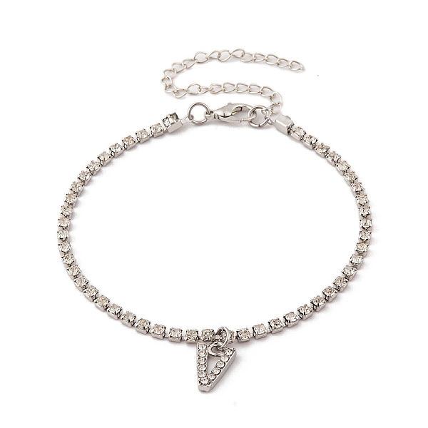 PandaHall Fashionable and Creative Rhinestone Anklet Bracelets, English Letter V Hip-hop Creative Beach Anklet for Women Alloy
PandaHall Fashionable and Creative Rhinestone Anklet Bracelets, English Letter V Hip-hop Creative Beach Anklet for Women Alloy