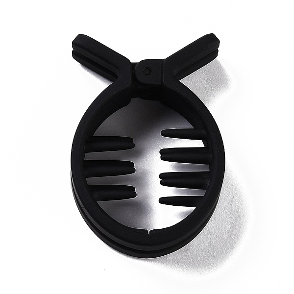 PandaHall Plastic Claw Hair Clips, Matte Style, Fish Shaped, Black, 50.5x35x15.5mm Plastic Black
PandaHall Plastic Claw Hair Clips, Matte Style, Fish Shaped, Black, 50.5x35x15.5mm Plastic Black
