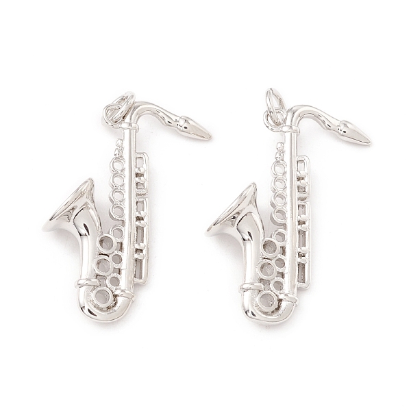 PandaHall Brass Pendants, with Jump Rings, Cadmium Free & Lead Free, Long-Lasting Plated, Saxophone, Platinum, 27x18.5x8mm, Hole: 3mm Brass...
PandaHall Brass Pendants, with Jump Rings, Cadmium Free & Lead Free, Long-Lasting Plated, Saxophone, Platinum, 27x18.5x8mm, Hole: 3mm Brass...