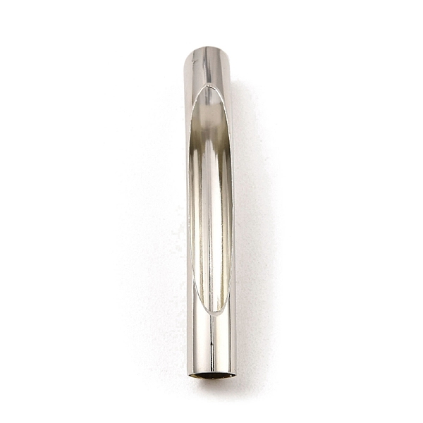 PandaHall Brass Tube Beads, Hollow Curved Tube, Platinum, 46x6mm, Hole: 5.5mm Brass Tube
PandaHall Brass Tube Beads, Hollow Curved Tube, Platinum, 46x6mm, Hole: 5.5mm Brass Tube