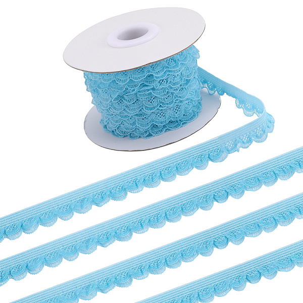 PandaHall GORGECRAFT 10 Yards Stretch Trim Elastic Lace Ribbon 13mm Wide Lingerie Edge Trimming Flower Pattern Crocheted Fringe for DIY...
PandaHall GORGECRAFT 10 Yards Stretch Trim Elastic Lace Ribbon 13mm Wide Lingerie Edge Trimming Flower Pattern Crocheted Fringe for DIY...