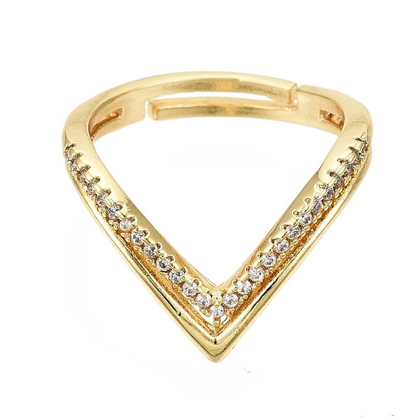 PandaHall Adjustable Brass Micro Pave Clear Cubic Zirconia Finger Rings, Nickel Free, Real 16K Gold Plated, Inner Diameter: 17mm Brass+Cubic...
PandaHall Adjustable Brass Micro Pave Clear Cubic Zirconia Finger Rings, Nickel Free, Real 16K Gold Plated, Inner Diameter: 17mm Brass+Cubic...
