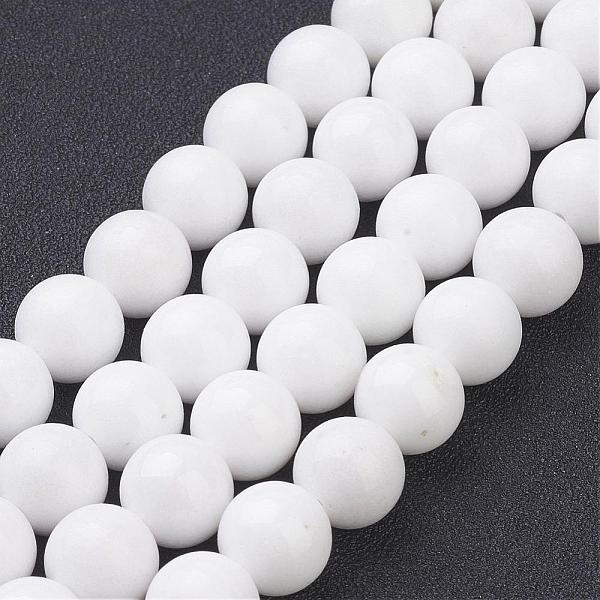 PandaHall Natural Mashan Jade Round Beads Strands, Dyed, White, 10mm, Hole: 1mm, about 41pcs/strand, 15.7 inch Mashan Jade Round White
PandaHall Natural Mashan Jade Round Beads Strands, Dyed, White, 10mm, Hole: 1mm, about 41pcs/strand, 15.7 inch Mashan Jade Round White