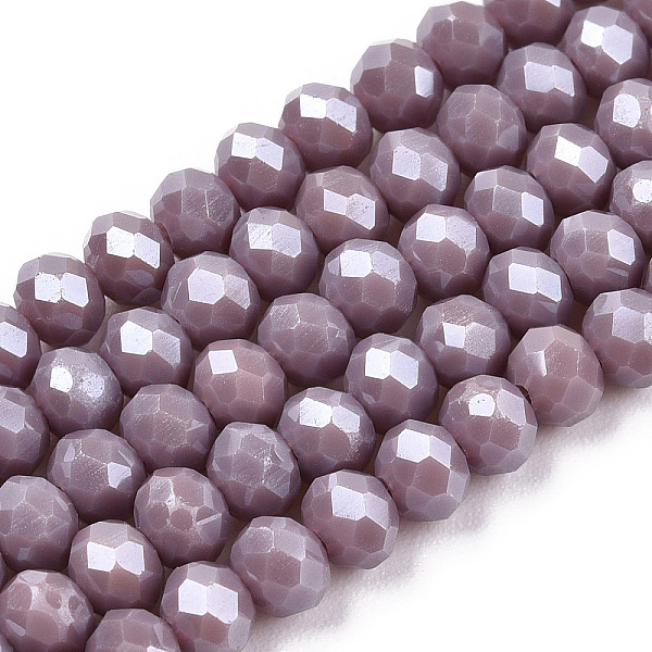 PandaHall Electroplate Glass Beads Strands, Pearl Luster Plated, Faceted, Rondelle, Rosy Brown, 3.5x3mm, Hole: 0.4mm, about...
PandaHall Electroplate Glass Beads Strands, Pearl Luster Plated, Faceted, Rondelle, Rosy Brown, 3.5x3mm, Hole: 0.4mm, about...