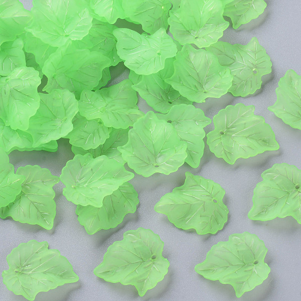 PandaHall Autumn Theme Transparent Frosted Acrylic Pendants, Maple Leaf, Light Green, 24x22.5x3mm, Hole: 1mm, about 962pcs/500g Acrylic Leaf
PandaHall Autumn Theme Transparent Frosted Acrylic Pendants, Maple Leaf, Light Green, 24x22.5x3mm, Hole: 1mm, about 962pcs/500g Acrylic Leaf