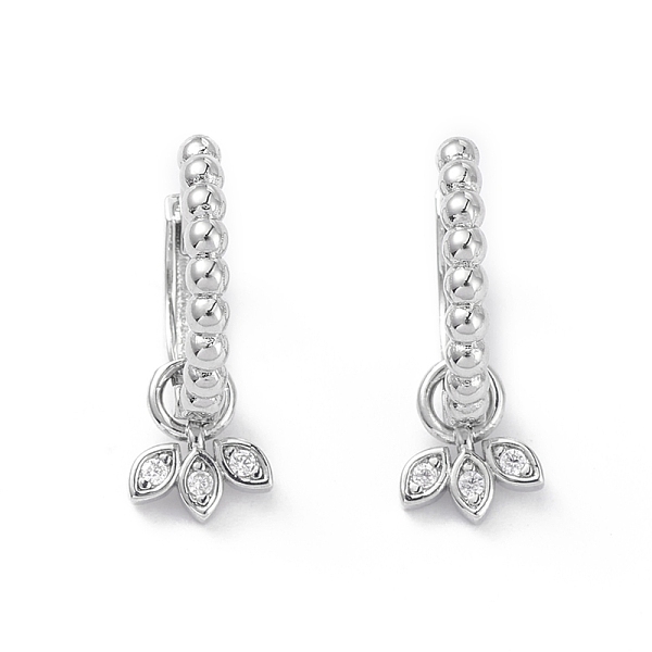 PandaHall Leaf Rack Plating Brass Cubic Zirconia Hoop Earrings, Long-Lasting Plated Dangle Earrings for Women, Lead Free & Cadmium Free..., Clear
PandaHall Leaf Rack Plating Brass Cubic Zirconia Hoop Earrings, Long-Lasting Plated Dangle Earrings for Women, Lead Free & Cadmium Free..., Clear