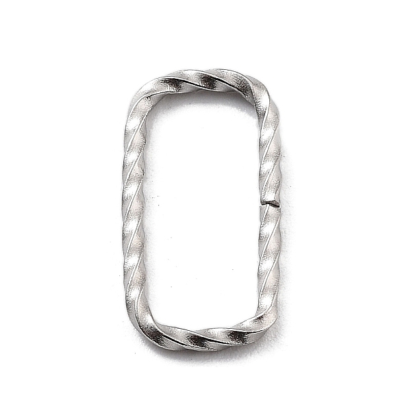 PandaHall 304 Stainless Steel Quick Link Connectors, Twisted Open Linking Rings, Rectangle, 16x8x1.4mm, Inner Diameter: 6x14mm 304 Stainless...
PandaHall 304 Stainless Steel Quick Link Connectors, Twisted Open Linking Rings, Rectangle, 16x8x1.4mm, Inner Diameter: 6x14mm 304 Stainless...