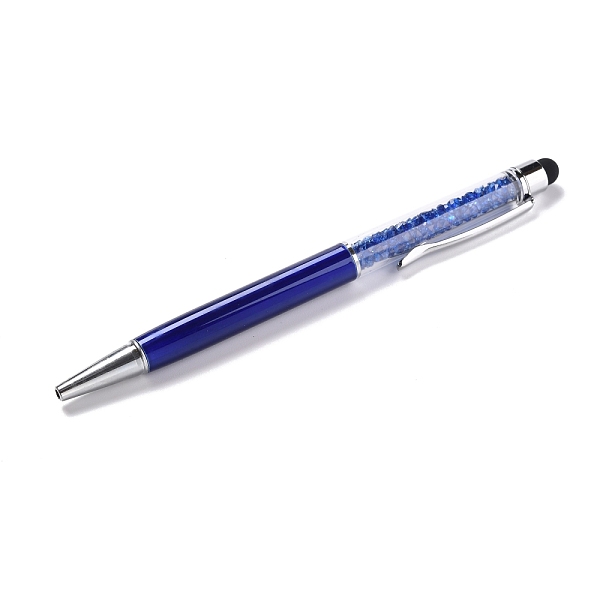 PandaHall Silicone & Plastic Touch Screen Pen, Aluminum Ball Pen, with Transparent Resin Diamond Shape Beads, Medium Blue, 146x13x10mm...
PandaHall Silicone & Plastic Touch Screen Pen, Aluminum Ball Pen, with Transparent Resin Diamond Shape Beads, Medium Blue, 146x13x10mm...